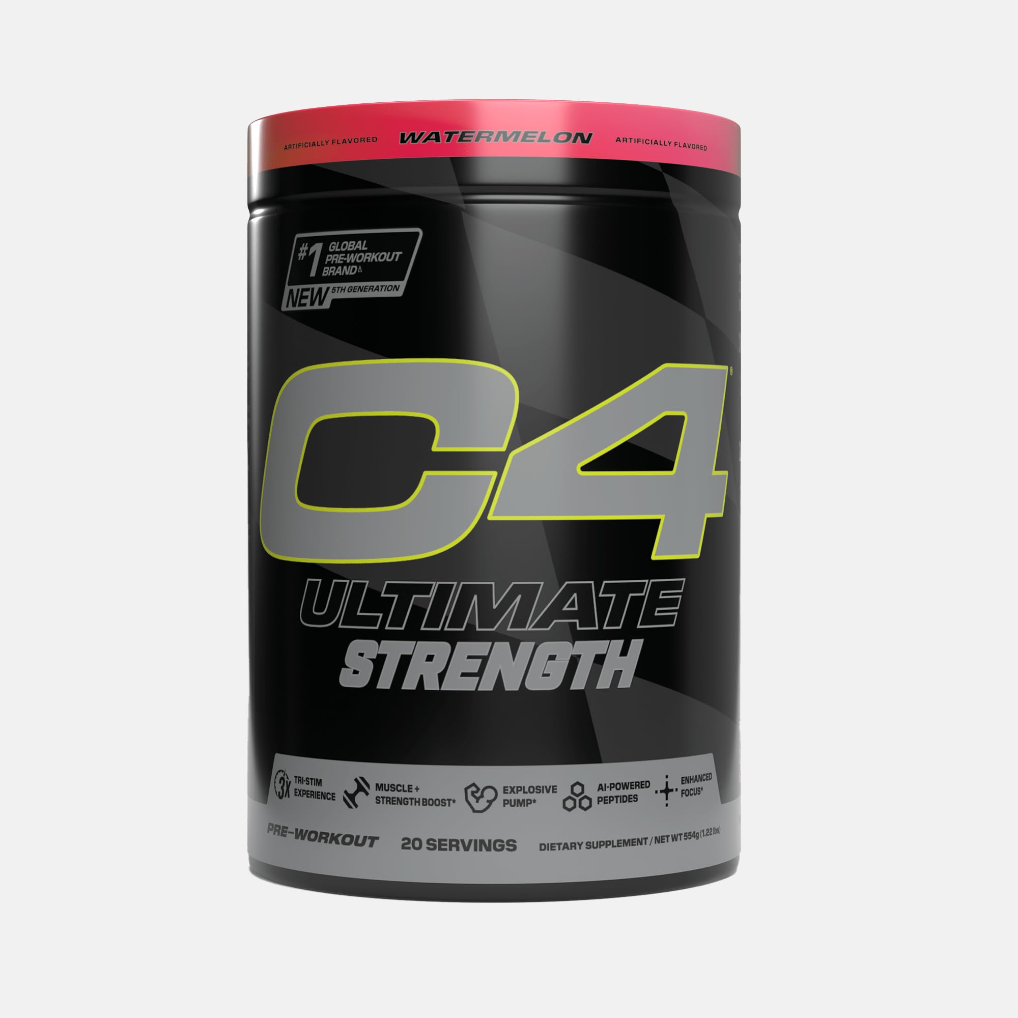 Foto 2 pulgar | Polvo Preentrenamiento Cellucor C4 Ultimate Strength 20 Porciones - Venta Internacional