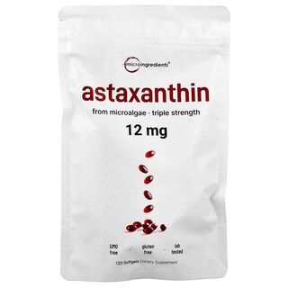 Foto 1 | Suplemento: Microingredientes: Astaxantina 12 Mg 120 Cápsulas Blandas - Venta Internacional.