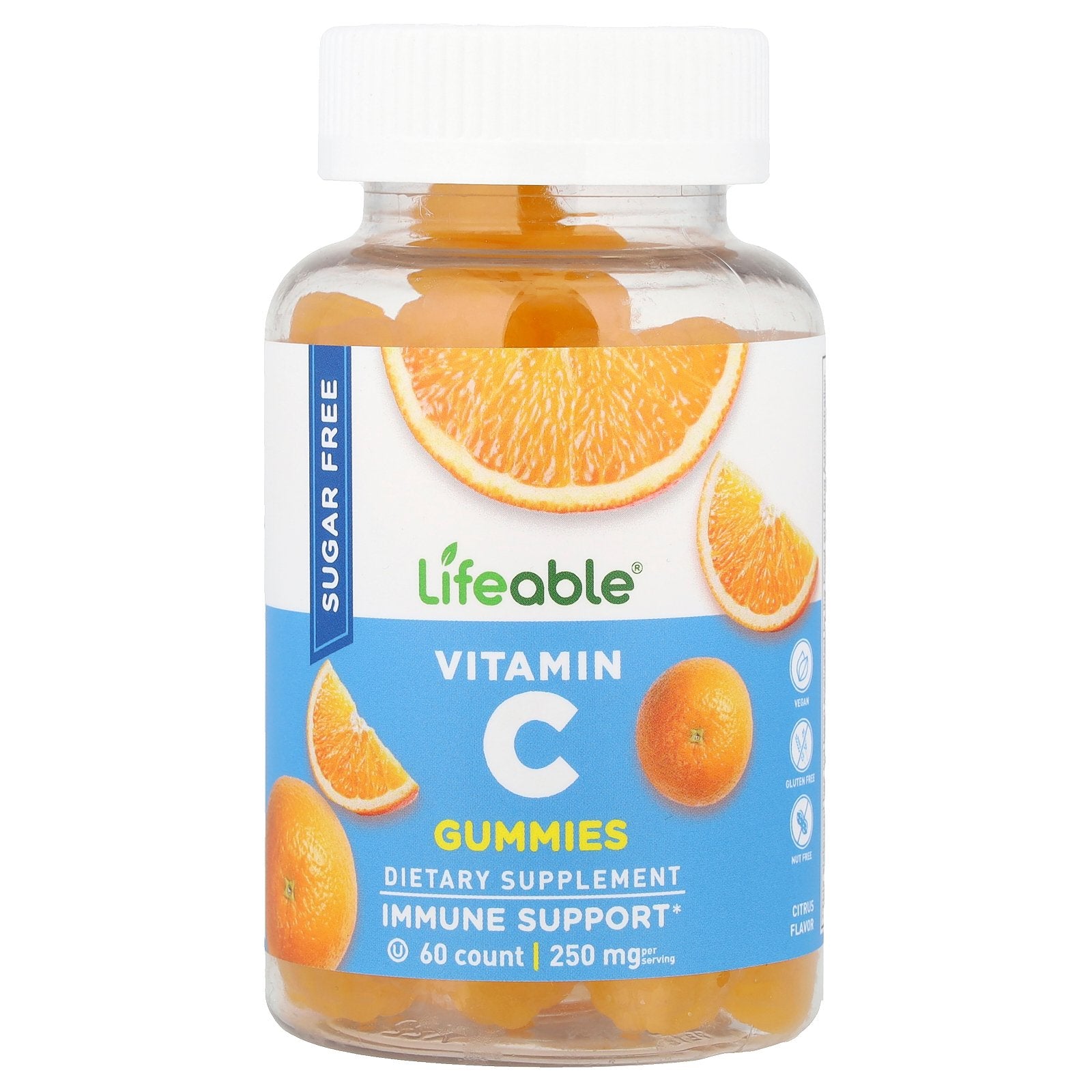 Foto 2 pulgar | Gomitas De Vitamina C Lifeable Citrus Flavor 60 Gomitas (125 Mg) - Venta Internacional.