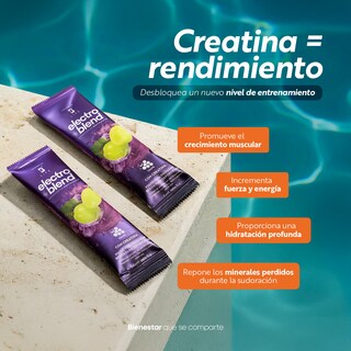 Foto 6 | Electrolitos Con Creatina B Life. 45 Sobres Con 5g De Creatina Por Porción. Sin Azúcar Y Con Minerales Esenciales