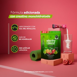 Foto 8 | Electrolitos Con Creatina B Life. 45 Sobres Con 5g De Creatina Por Porción. Sin Azúcar Y Con Minerales Esenciales
