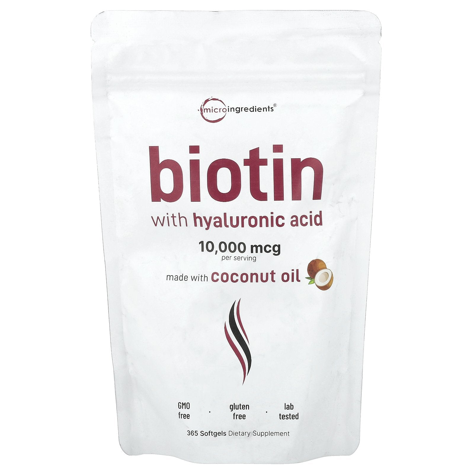 Foto 2 pulgar | Suplemento De Microingredientes: Biotina Con Ácido Hialurónico  365 Cápsulas Blandas - Venta Internacional.