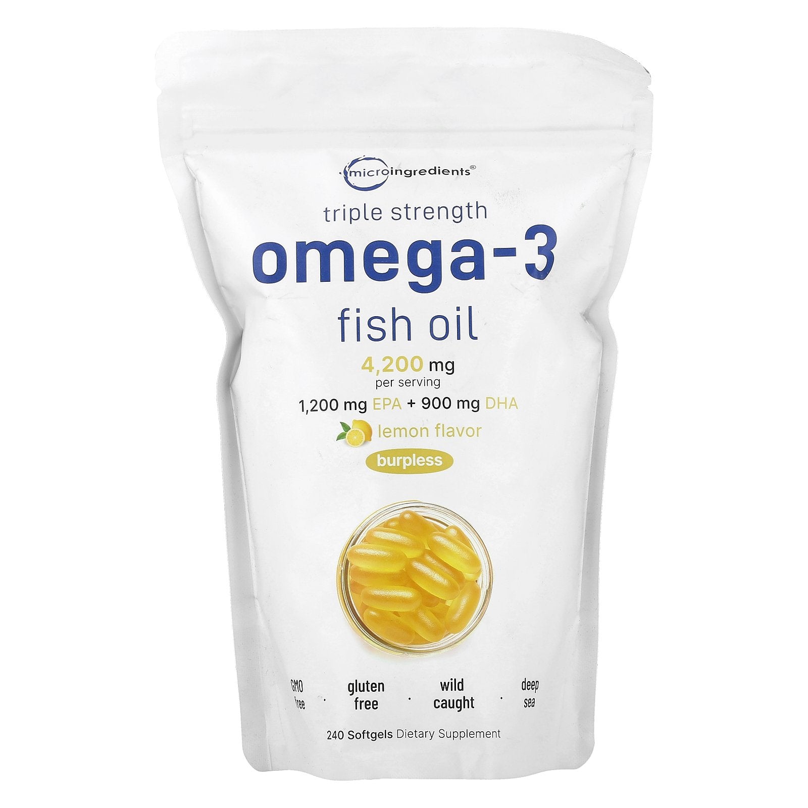 Foto 2 pulgar | Suplemento De Microingredientes: Aceite De Pescado Omega-3 De Triple Concentración - Venta Internacional.