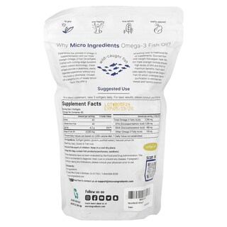 Foto 2 | Suplemento De Microingredientes: Aceite De Pescado Omega-3 De Triple Concentración - Venta Internacional.