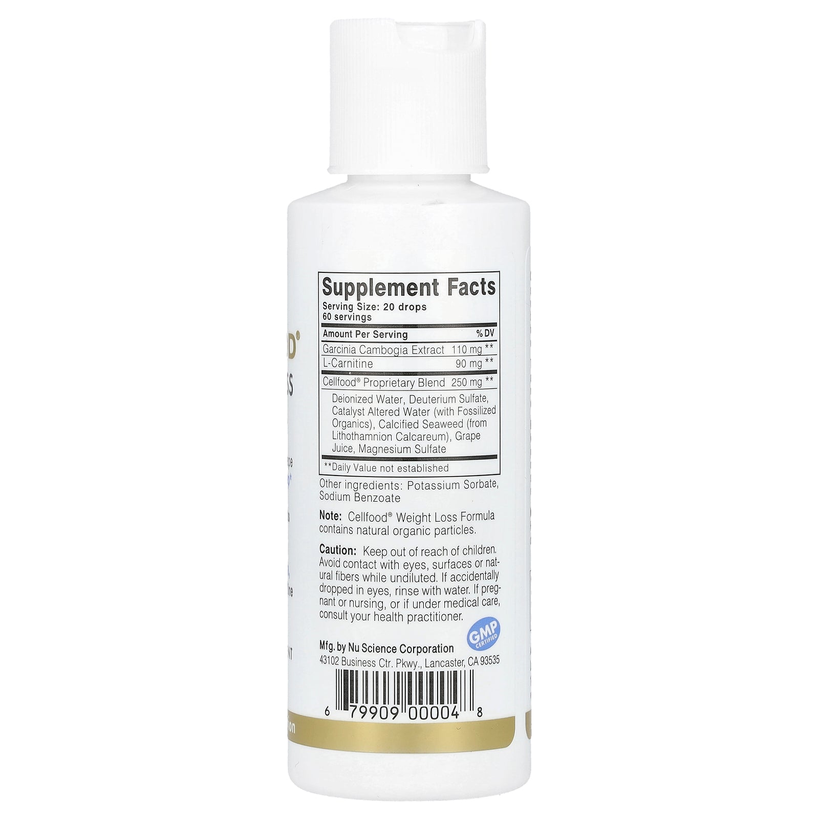 Foto 2 | Suplemento Cellfood  Fórmula Para Bajar De Peso  118 Ml - Venta Internacional.