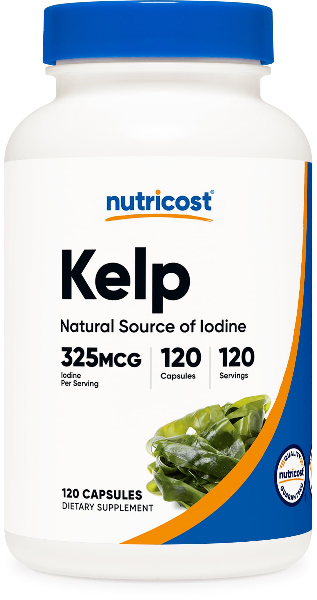 Foto 2 pulgar | Suplemento Nutricost  Cápsulas De Algas Marinas  325 Mcg  Yodo  120 Cápsulas - Venta Internacional.