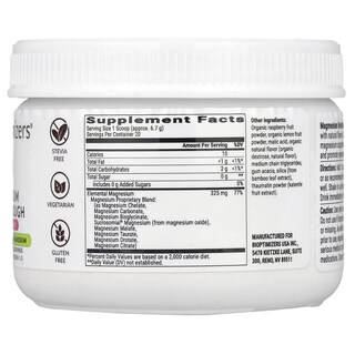 Foto 2 | Suplemento Bioptimizers Magnesium Breakthrough 134 G De Limonada De Frambuesa - Venta Internacional.