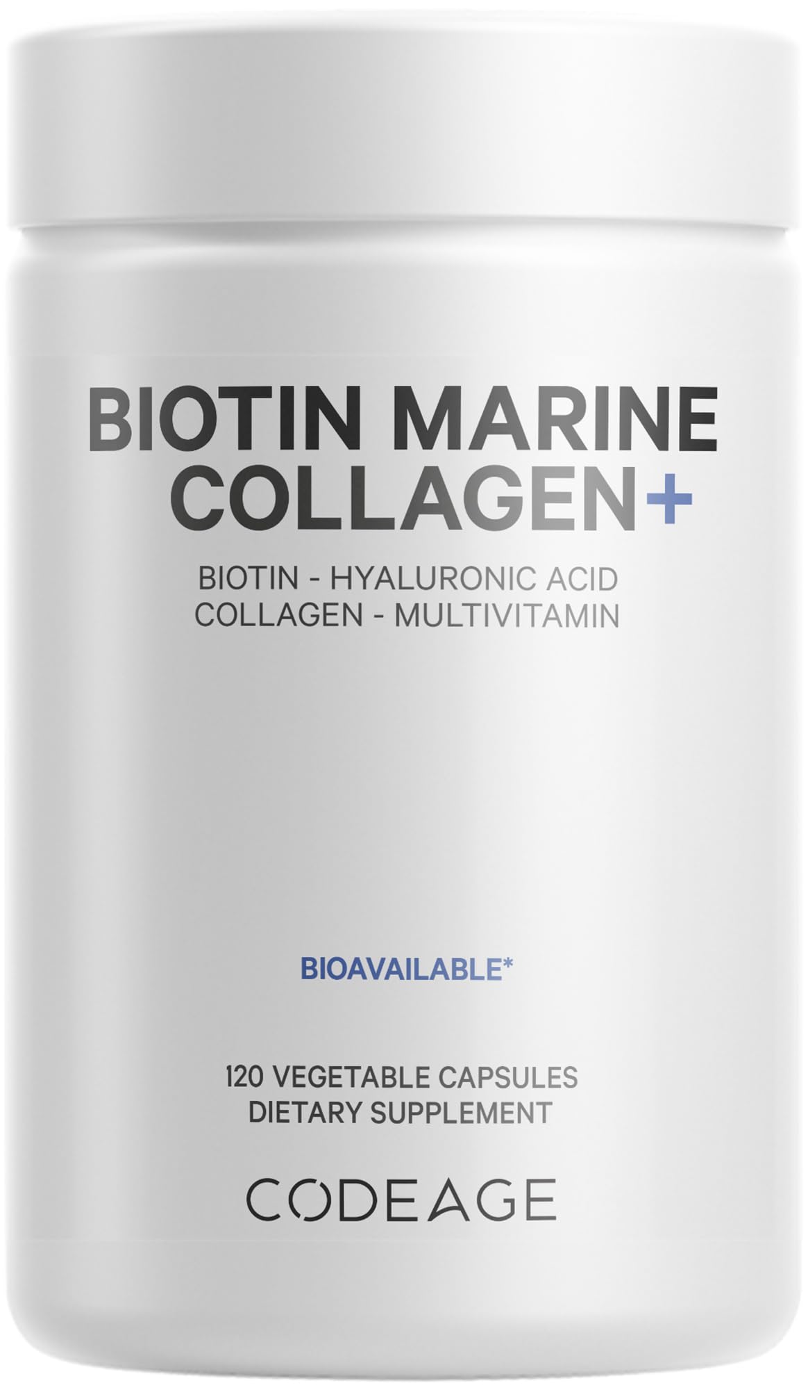 Foto 2 pulgar | Suplemento Codeage Biotin Marine Collagen 120 Cápsulas - Venta Internacional.
