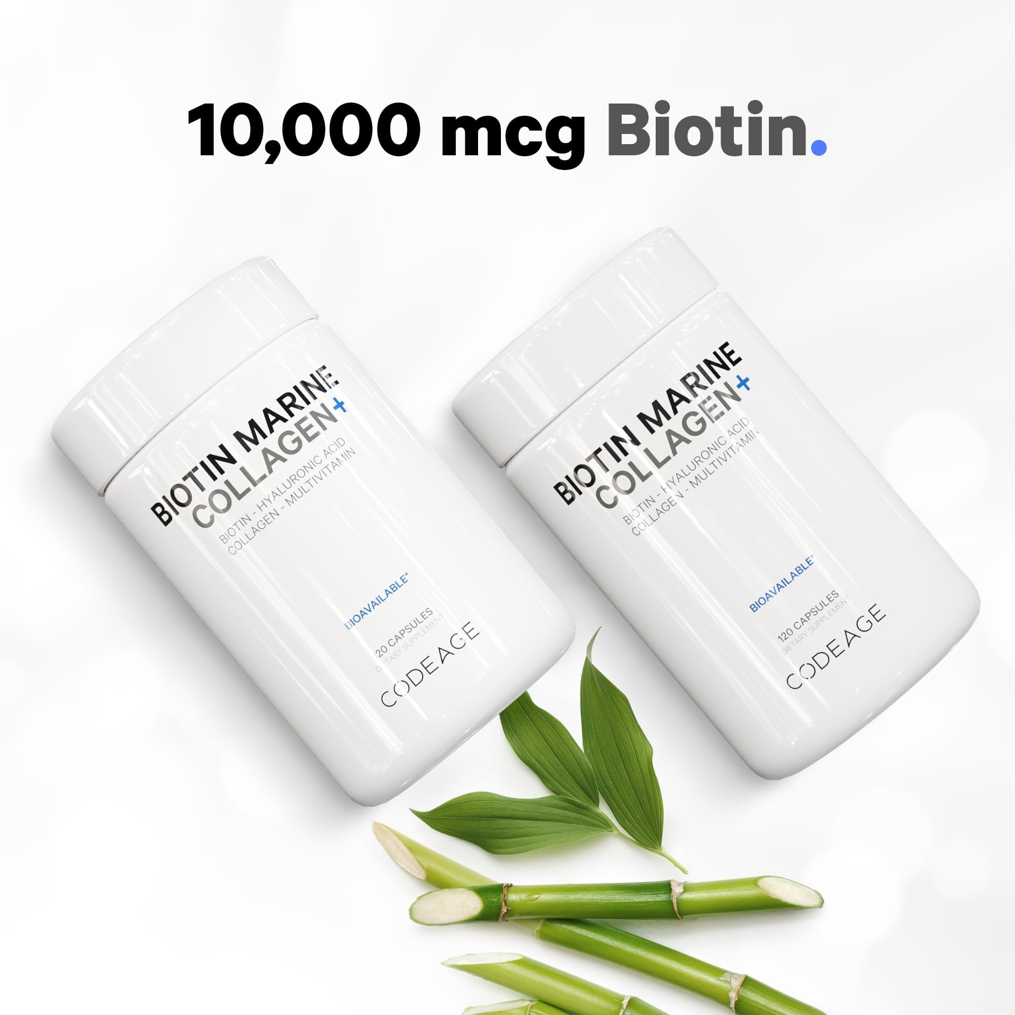 Foto 5 | Suplemento Codeage Biotin Marine Collagen 120 Cápsulas - Venta Internacional.