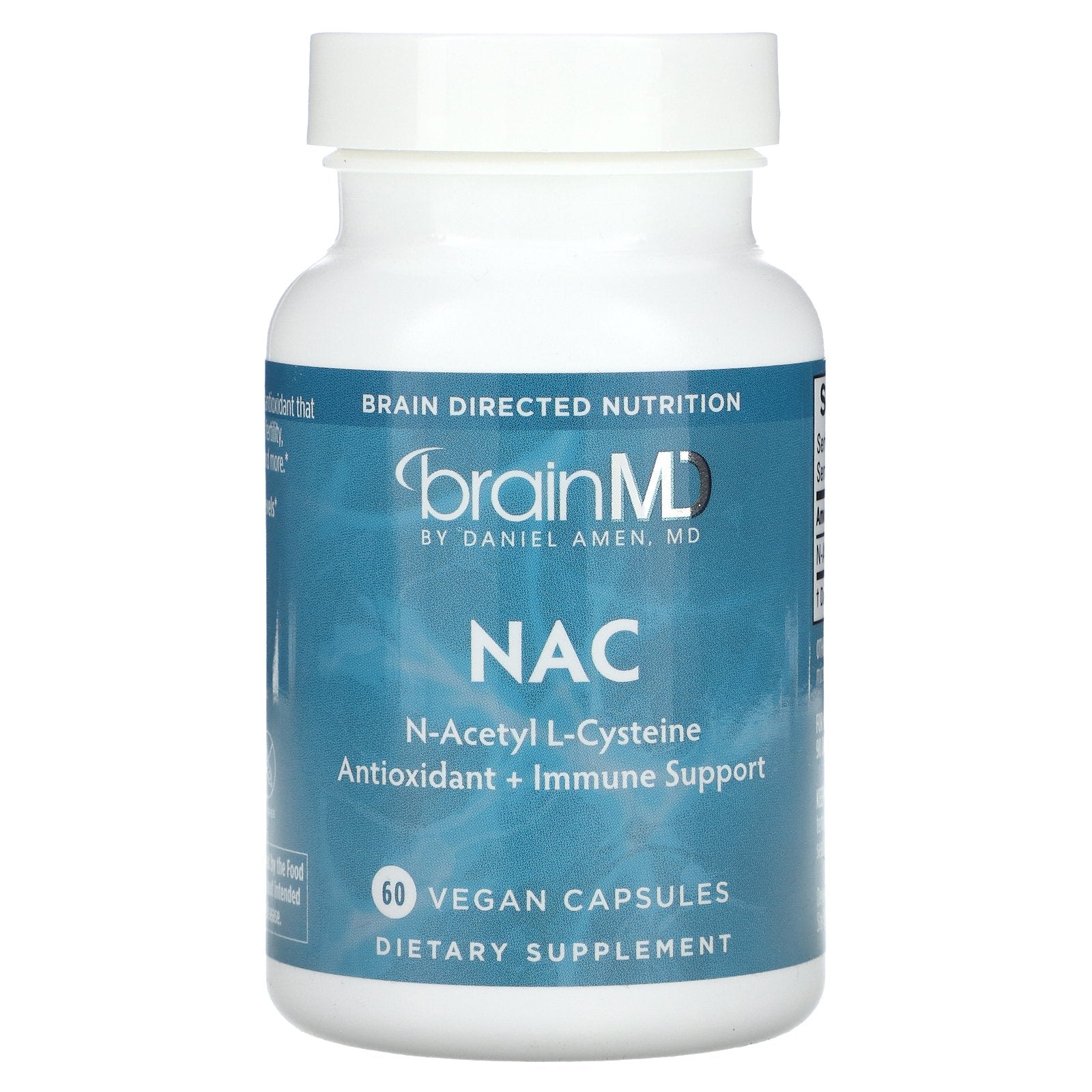 Foto 1 | Suplemento Brainmd Nac 600 Mg 60 Cápsulas Veganas - Venta Internacional