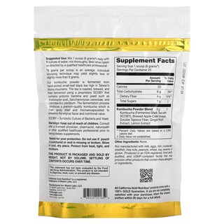 Foto 2 | Kombucha en Polvo Superfoods California Gold Nutrition 160 G - Venta Internacional