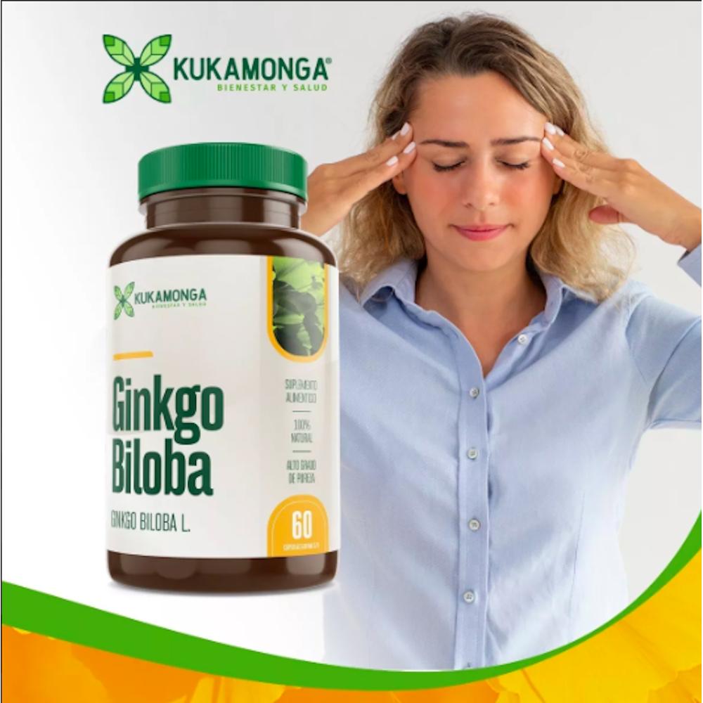 Foto 6 pulgar | Suplemento Kukamonga Ginko Bilboa 5 Pack