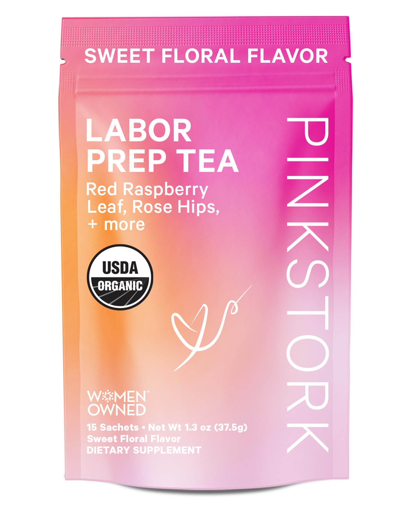 Foto 2 pulgar | Té Para El Embarazo Pink Stork Labor Prep Con Frambuesa Y Manzanilla - Venta Internacional.
