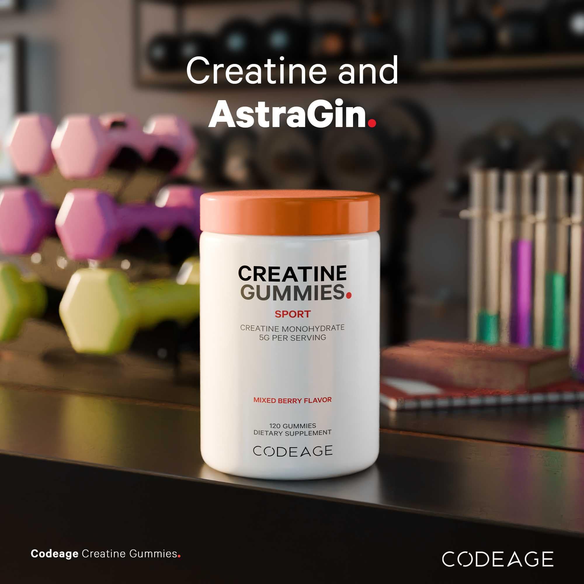 Foto 5 pulgar | Gomitas De Monohidrato De Creatina Supplement Codeage 120 Gomitas- Venta Internacional