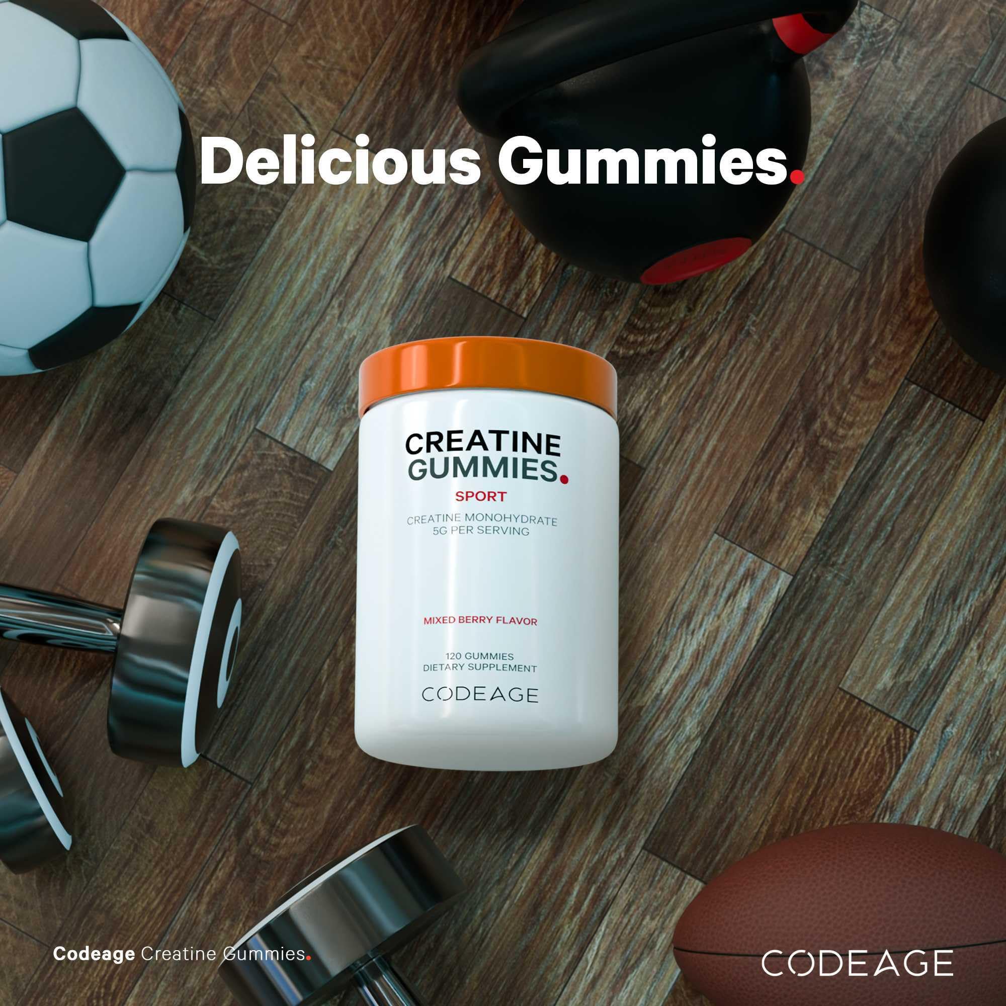 Foto 6 pulgar | Gomitas De Monohidrato De Creatina Supplement Codeage 120 Gomitas- Venta Internacional