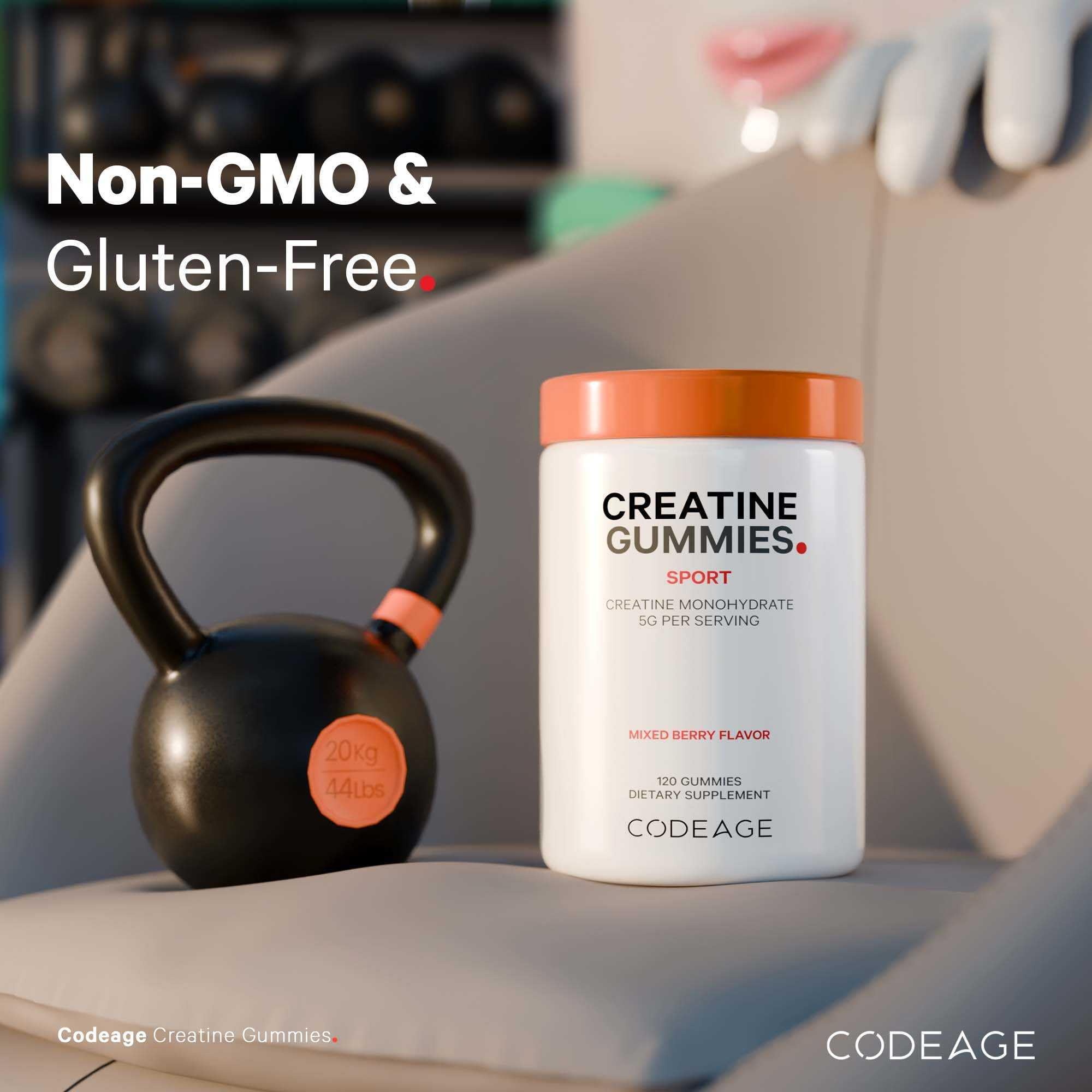 Foto 8 pulgar | Gomitas De Monohidrato De Creatina Supplement Codeage 120 Gomitas- Venta Internacional