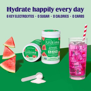 Foto 3 | Mezcla De Bebidas Electrolíticas Ultima Replenisher Watermelon 90 Dosis - Venta Internacional.