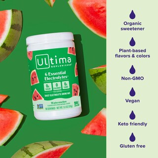 Foto 5 | Mezcla De Bebidas Electrolíticas Ultima Replenisher Watermelon 90 Dosis - Venta Internacional.
