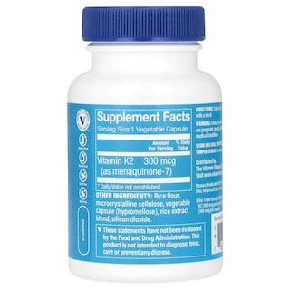 Foto 2 | Vitamina K2 The Vitamin Shoppe 120 Tabletas - Venta Internacional