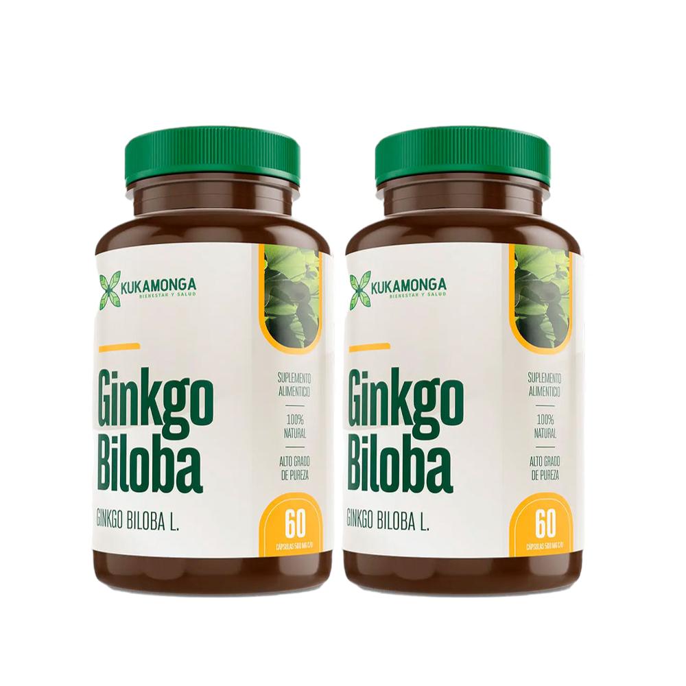 Foto 1 | Suplemento Kukamonga Ginko Bilboa 2 Frascos
