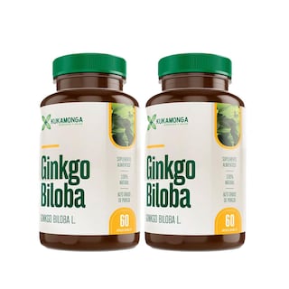 Foto 1 | Suplemento Kukamonga Ginko Bilboa 2 Frascos