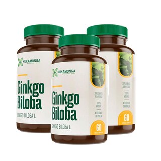 Foto 1 | Suplemento Kukamonga Ginko Bilboa 3 Pack