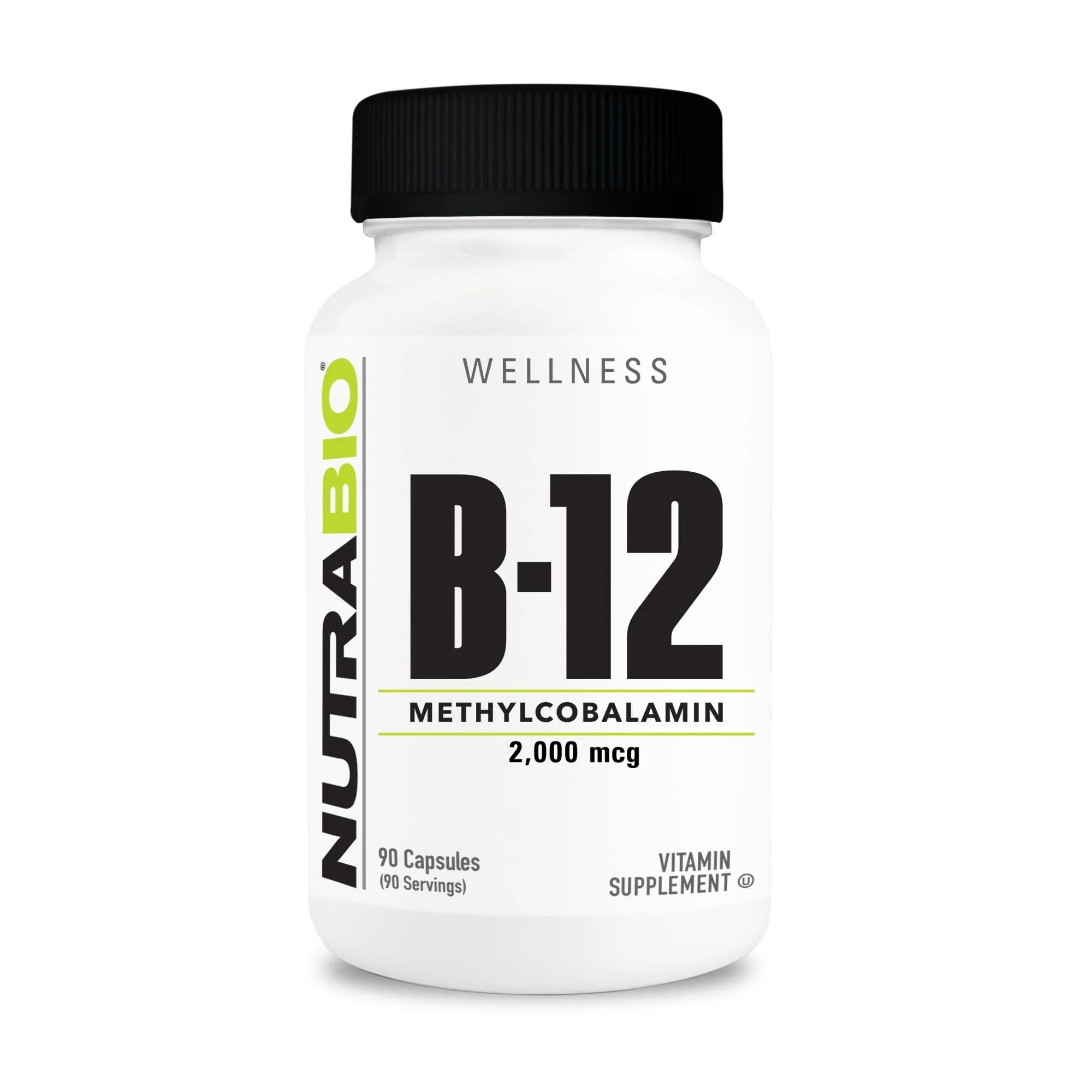 Foto 2 pulgar | Suplemento Vitamínico Nutrabio Methyl B-12 2000 Mcg 90 Cápsulas - Venta Internacional