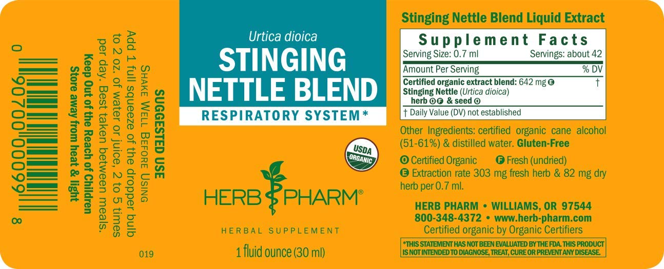 Foto 8 pulgar | Extracto Líquido Herb Pharm  Mezcla De Ortiga  30 Ml - Venta Internacional.
