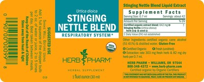 Foto 7 | Extracto Líquido Herb Pharm Mezcla De Ortiga 30 Ml - Venta Internacional.