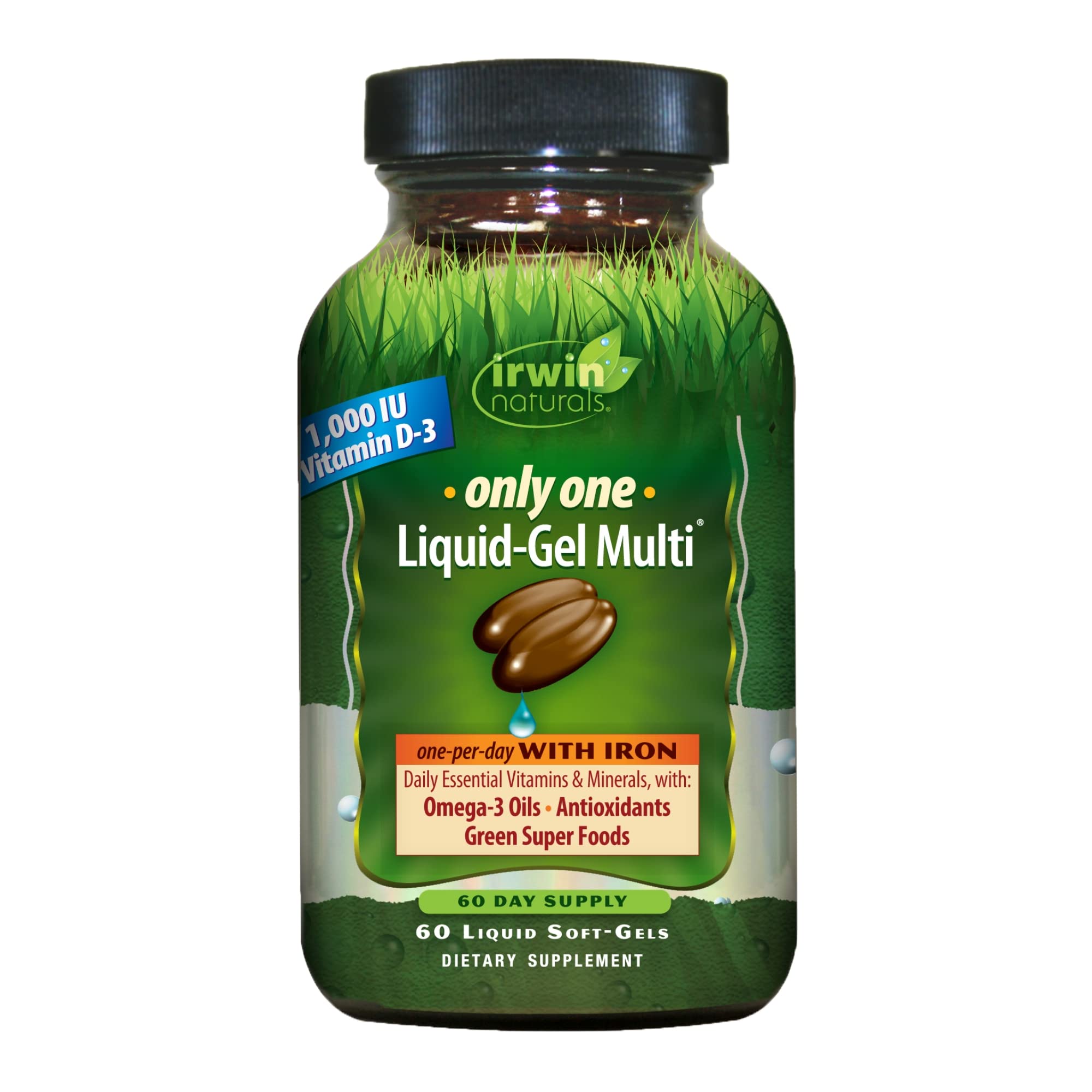 Foto 2 pulgar | Suplemento Irwin Naturals Only One Liquid-gel Multi 60 Cápsulas Blandas - Venta Internacional.