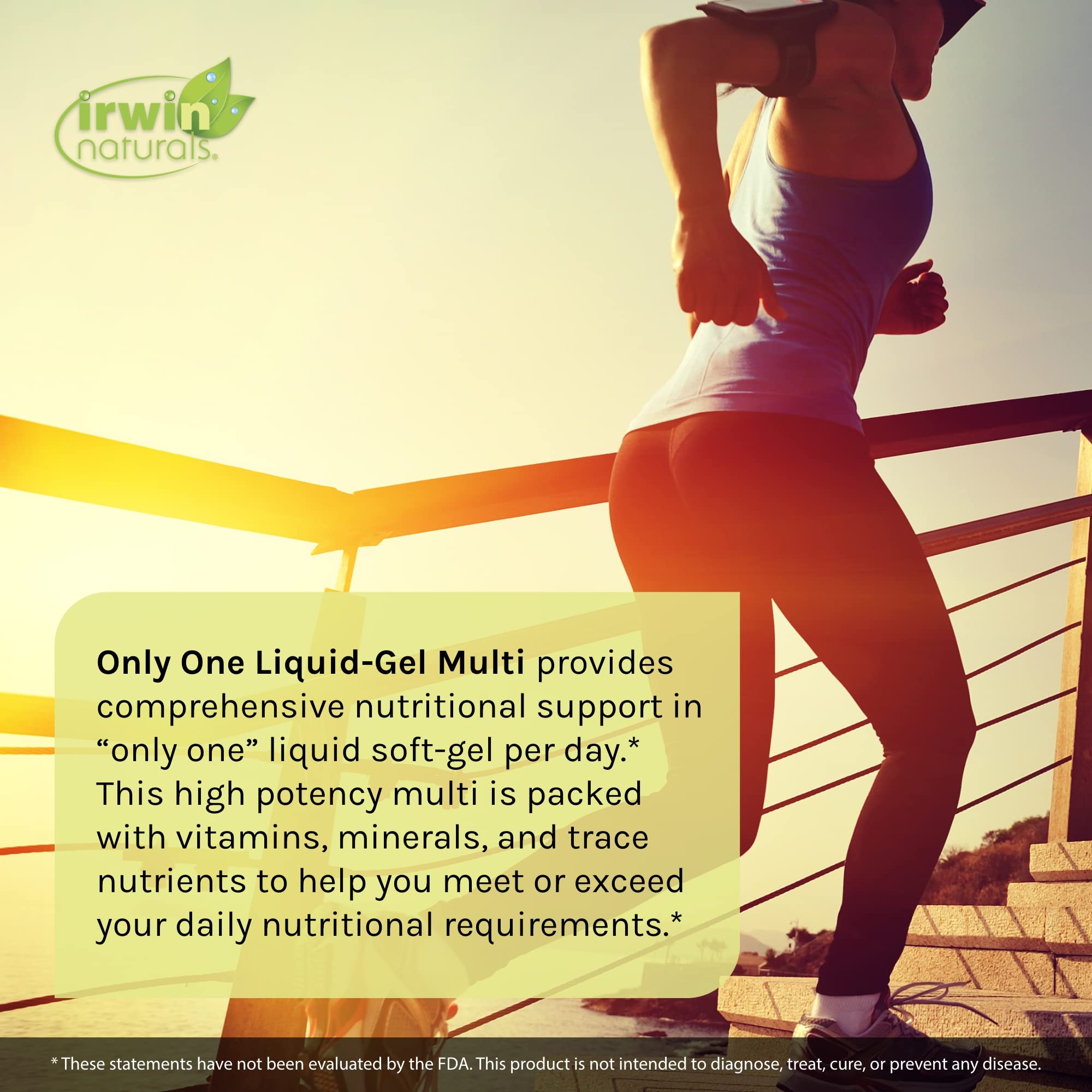 Foto 4 pulgar | Suplemento Irwin Naturals Only One Liquid-gel Multi 60 Cápsulas Blandas - Venta Internacional.