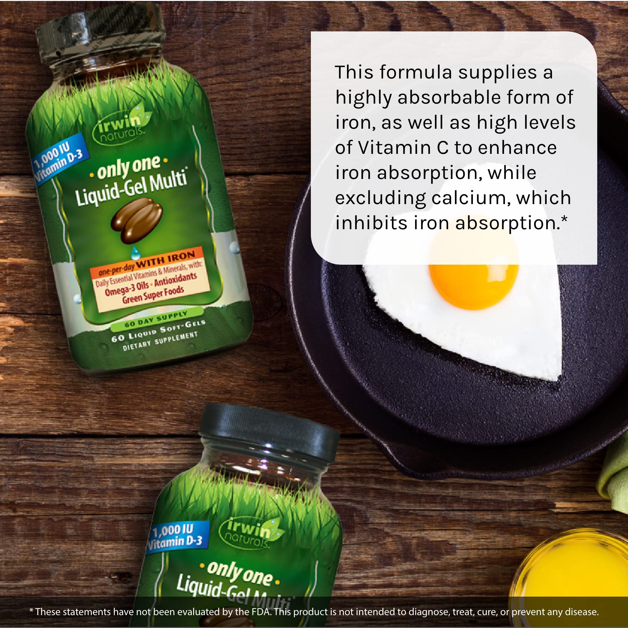 Foto 5 | Suplemento Irwin Naturals Only One Liquid-gel Multi 60 Cápsulas Blandas - Venta Internacional.