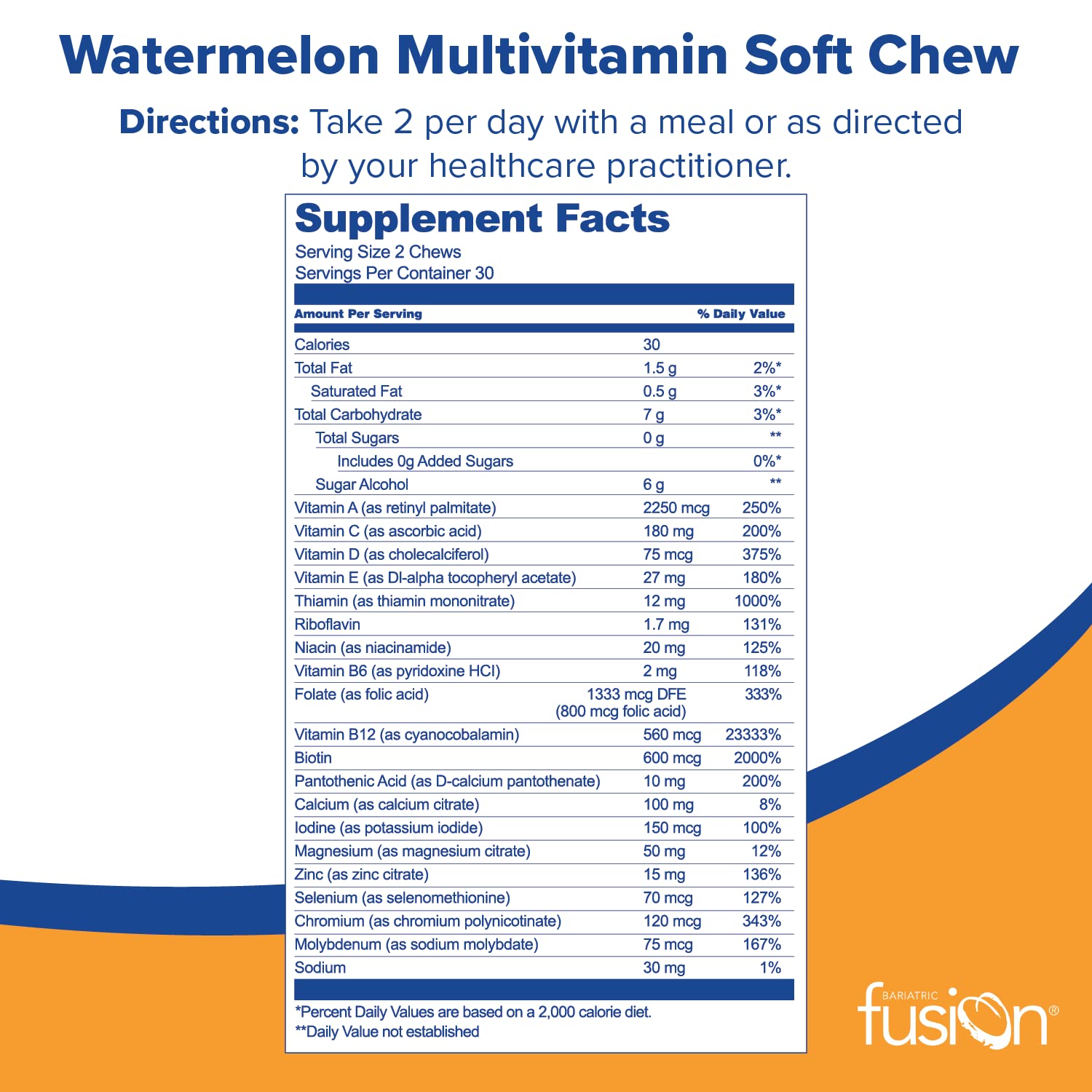 Foto 3 pulgar | Suplemento Bariatric Fusion  Multivitamínico  Masticable - Venta Internacional.