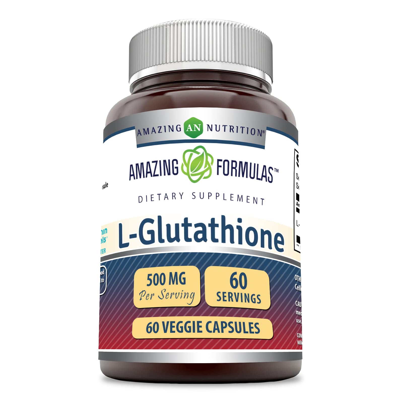 Foto 2 pulgar | Suplemento De 500 Mg De L-glutatión Reducido De Amazing Formulas - Venta Internacional.