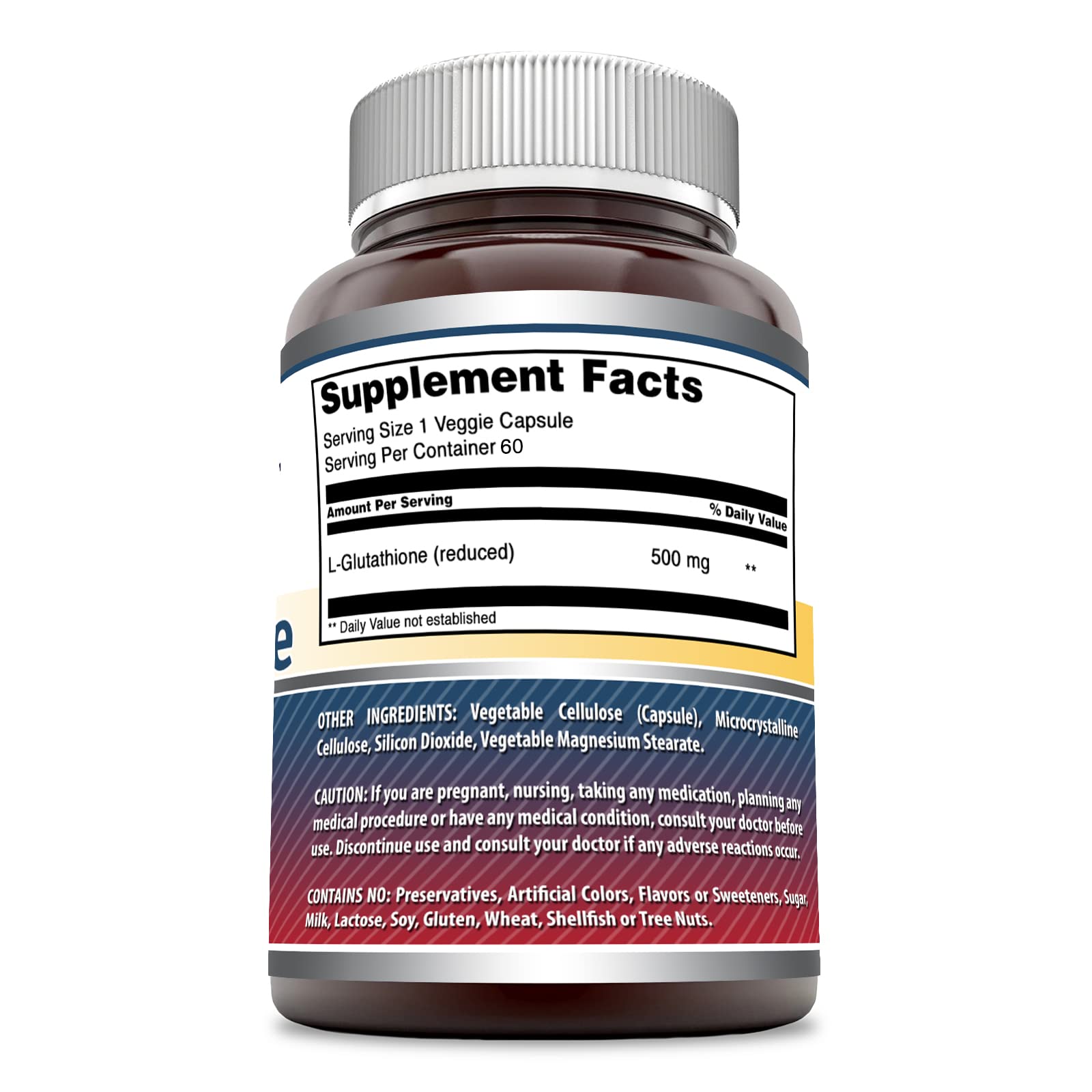 Foto 3 pulgar | Suplemento De 500 Mg De L-glutatión Reducido De Amazing Formulas - Venta Internacional.