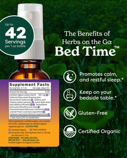 Foto 2 | Aerosol Portátil Herb Pharm Herbs On The Go Bed Time 30 Ml - Venta Internacional.