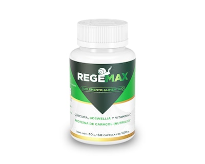 Foto 1 | Suplemento Alimenticio Regemax Nutrelix + Boswellia Serrata + Cúrcuma 60 Cápsulas 30 Gr.