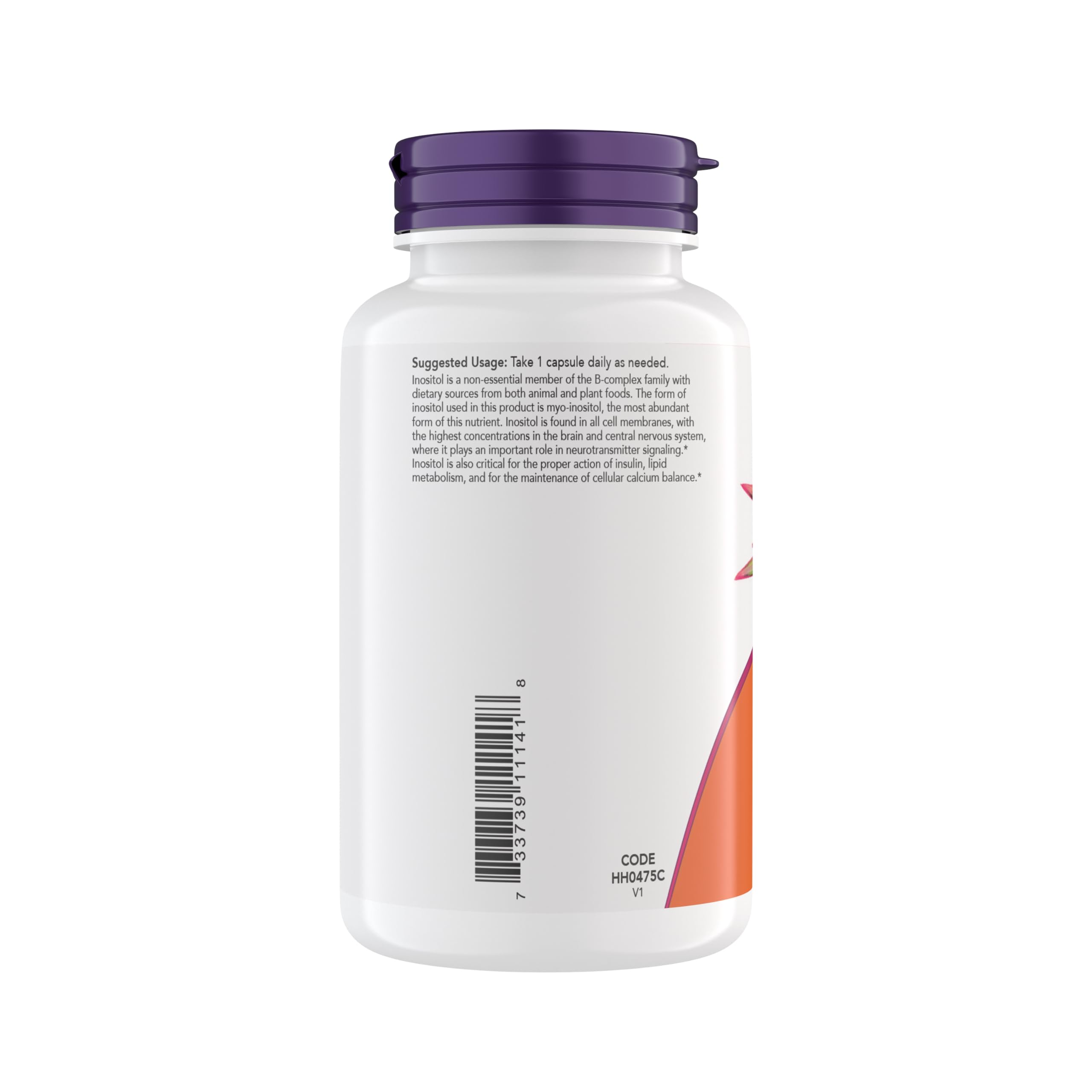 Foto 3 | Supplement Now Foods Inositol 500 Mg Mio Inositol 200 Cápsulas - Venta Internacional.