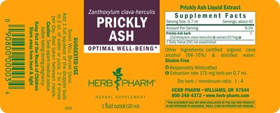 Foto 5 | Extracto Líquido De Ceniza Espinosa Herb Pharm 30 Ml - Venta Internacional.