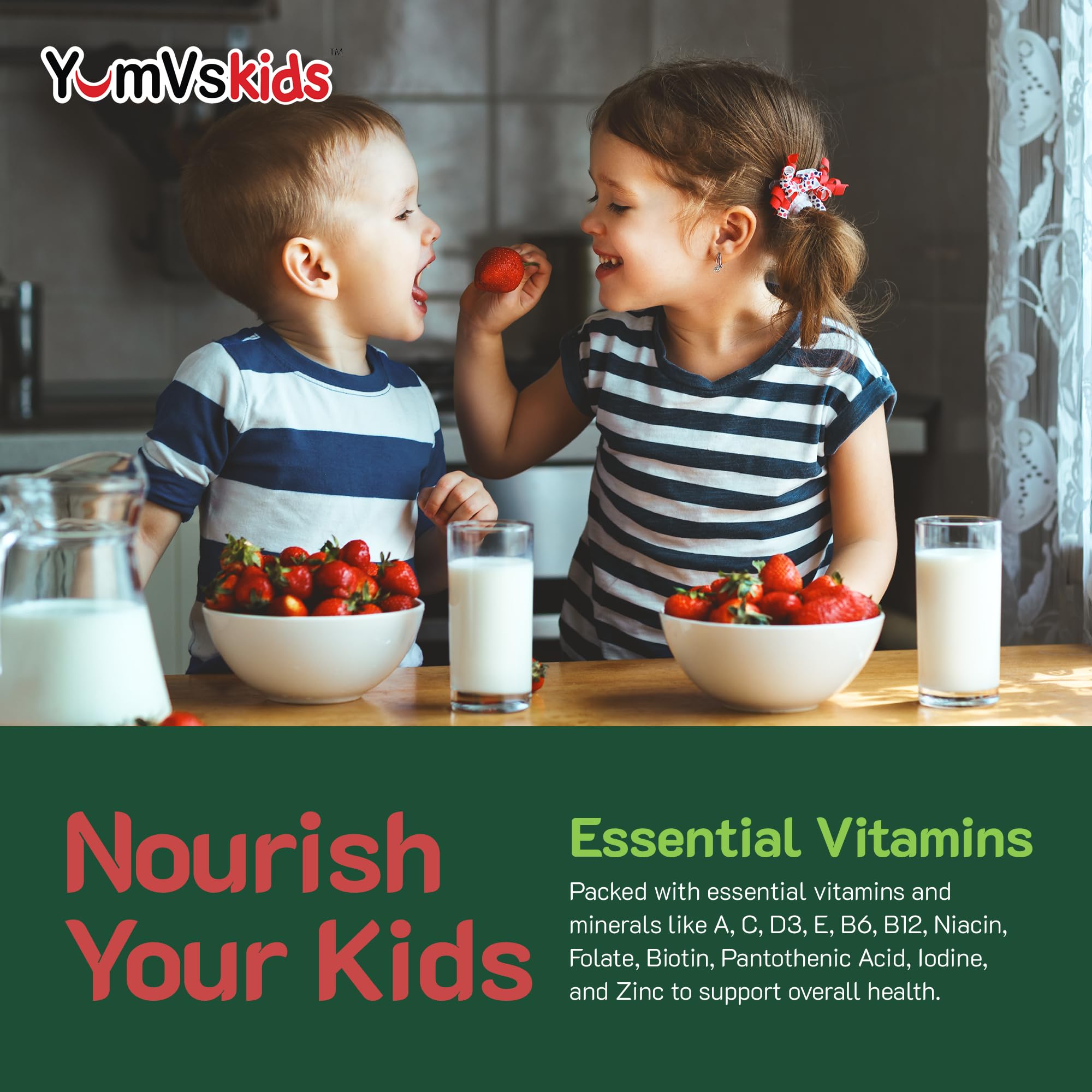 Foto 7 | Gomitas Multivitamínicas Yum-v's Yumvs Kids  60 Unidades - Venta Internacional.