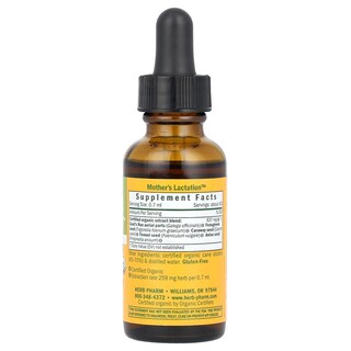 Foto 2 | Suplemento Herb Pharm Mother's Lactation 30 Ml Con Fenogreco - Venta Internacional.