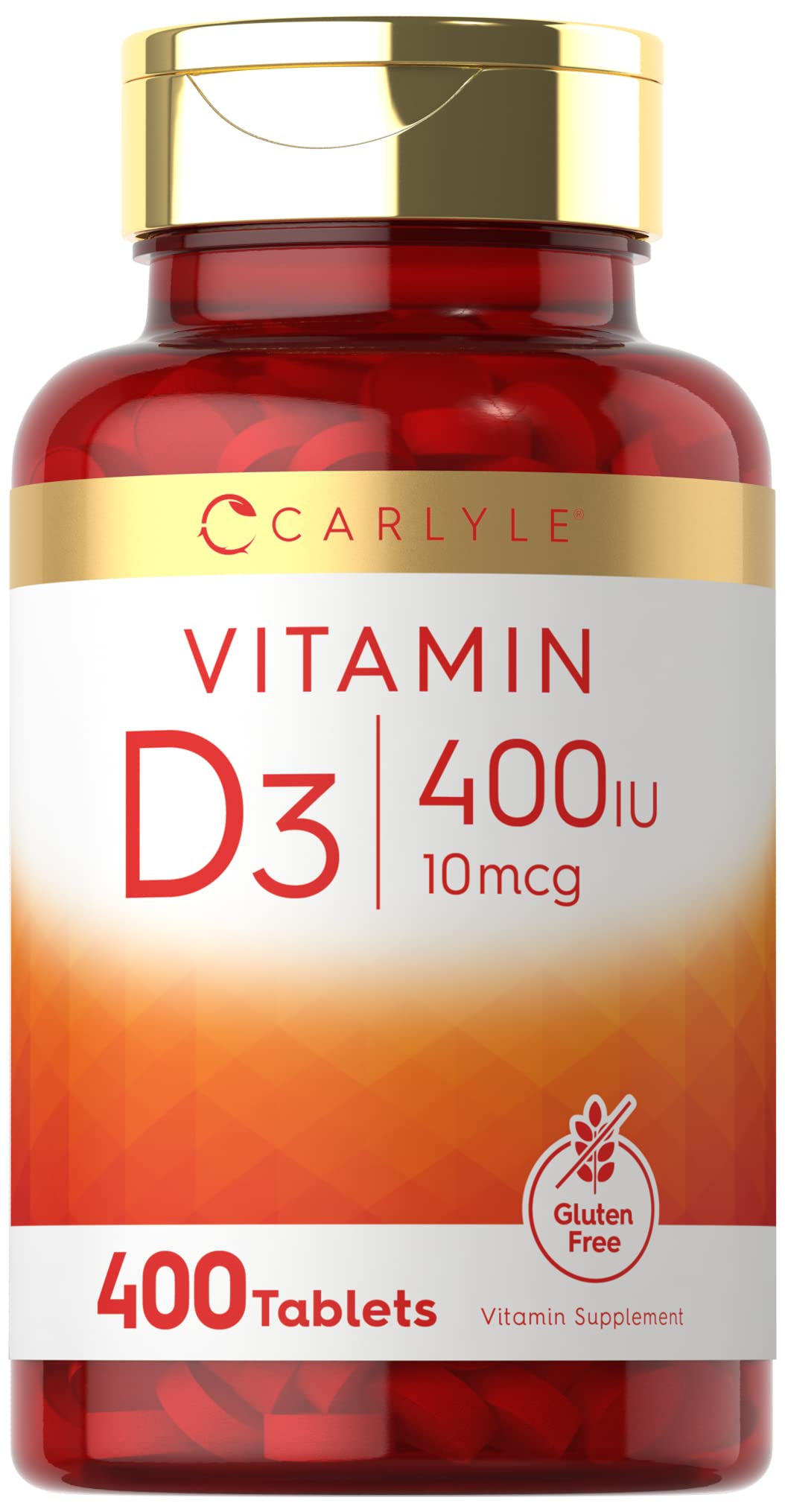 Foto 2 pulgar | Suplemento De Vitamina D Carlyle Vitamina D3 400 Comprimidos - Venta Internacional.