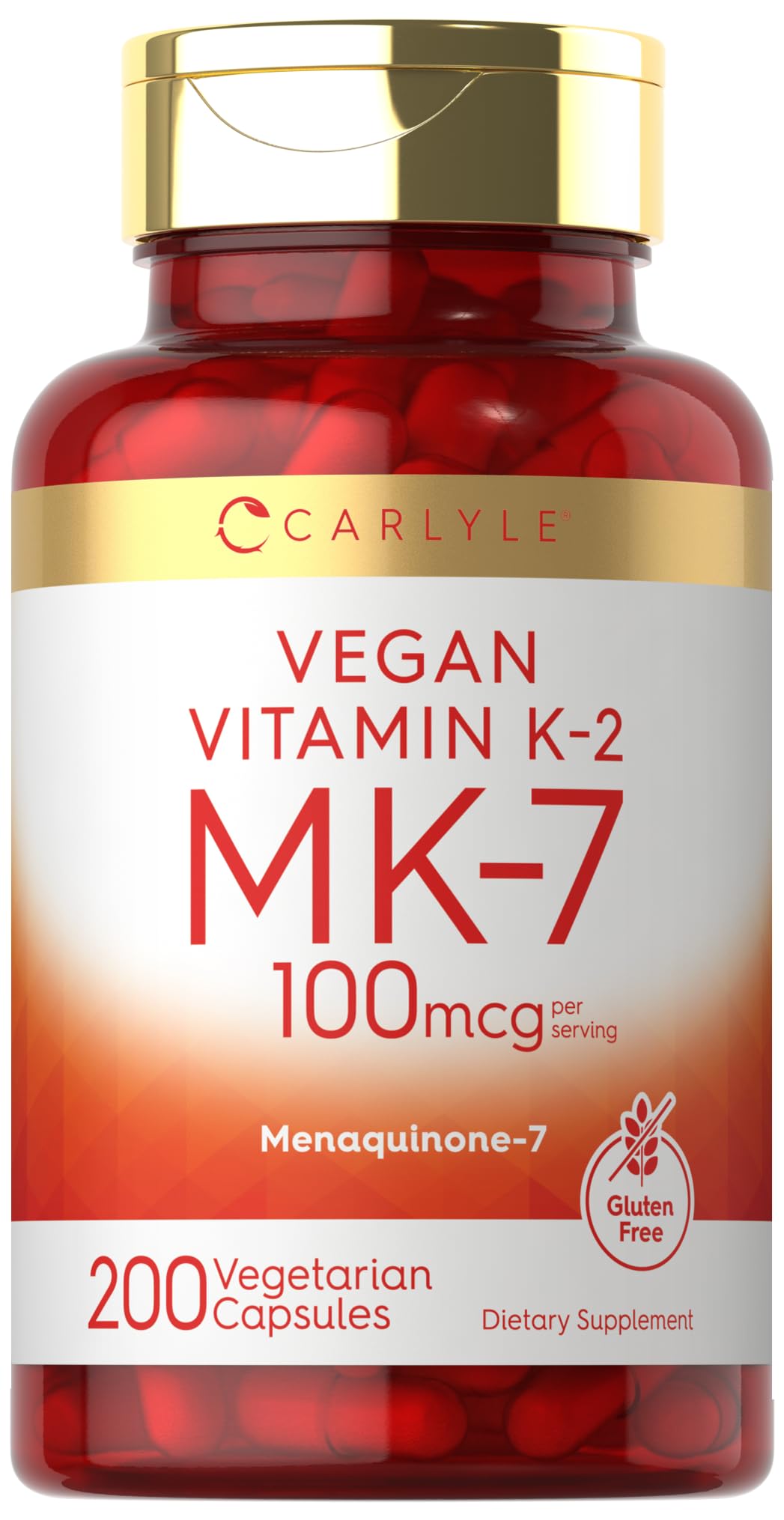 Foto 2 pulgar | Suplemento Carlyle De Vitamina K2 Mk7 De 100 Mcg  200 Cápsulas Veganas - Venta Internacional.