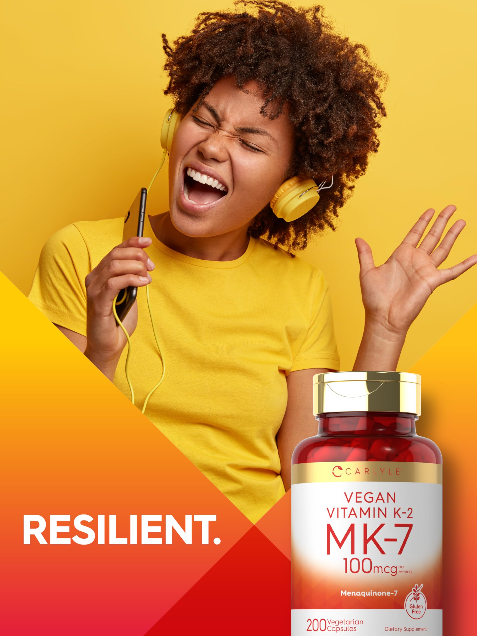 Foto 7 | Suplemento Carlyle De Vitamina K2 Mk7 De 100 Mcg  200 Cápsulas Veganas - Venta Internacional.