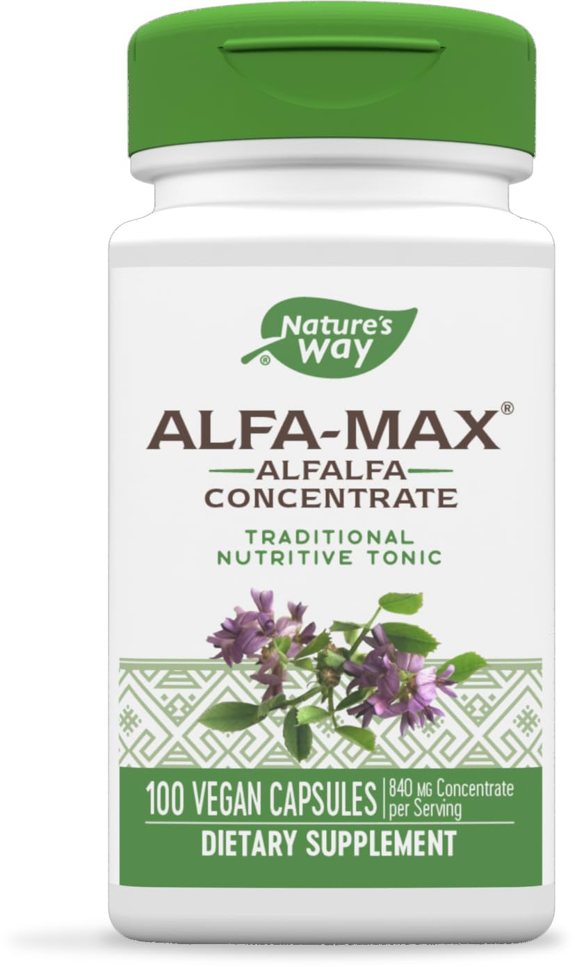 Foto 2 pulgar | Complementa La Hoja  El Tallo Y La Flor De Alfalfa Alfa-max De Nature's Way - Venta Internacional.