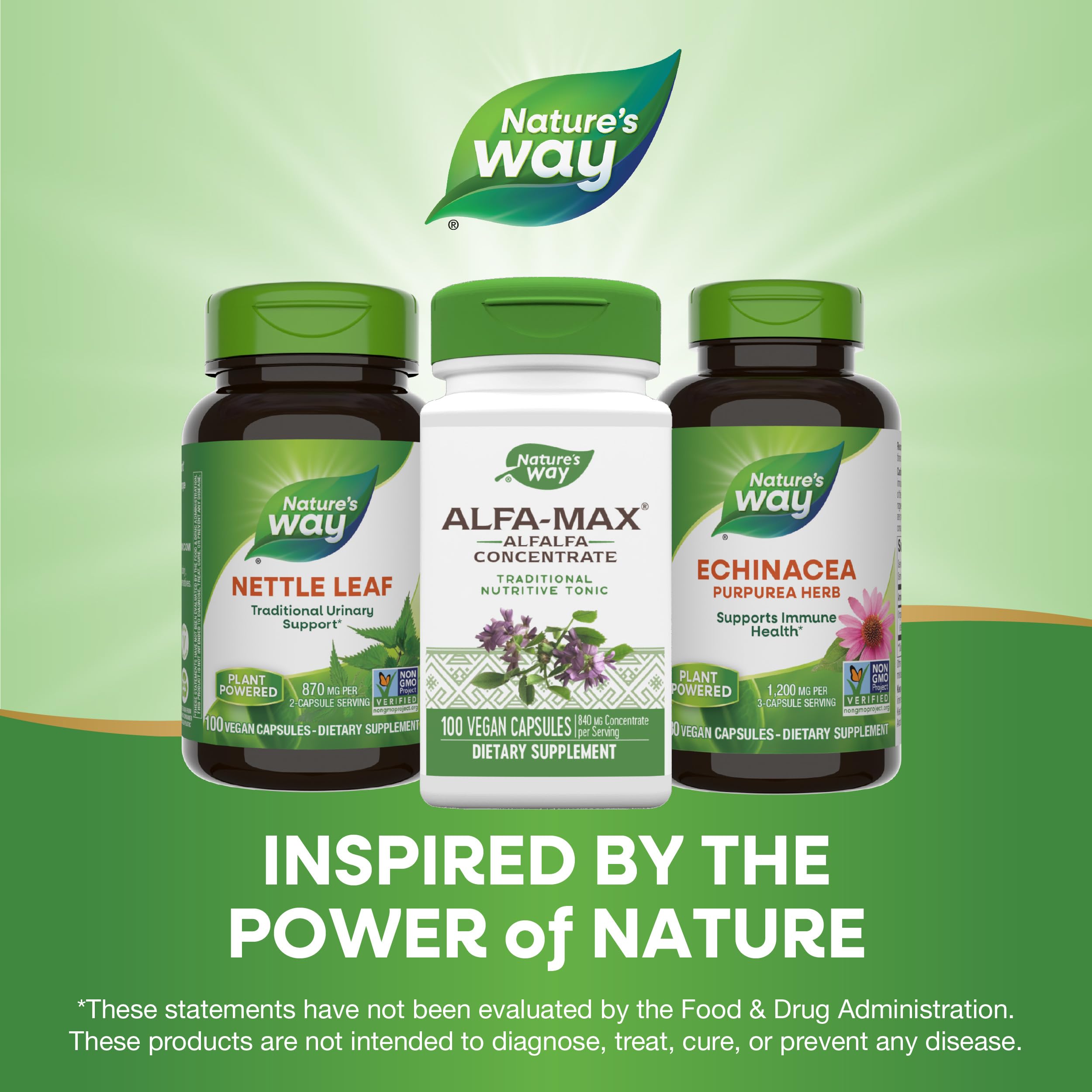 Foto 7 pulgar | Complementa La Hoja  El Tallo Y La Flor De Alfalfa Alfa-max De Nature's Way - Venta Internacional.
