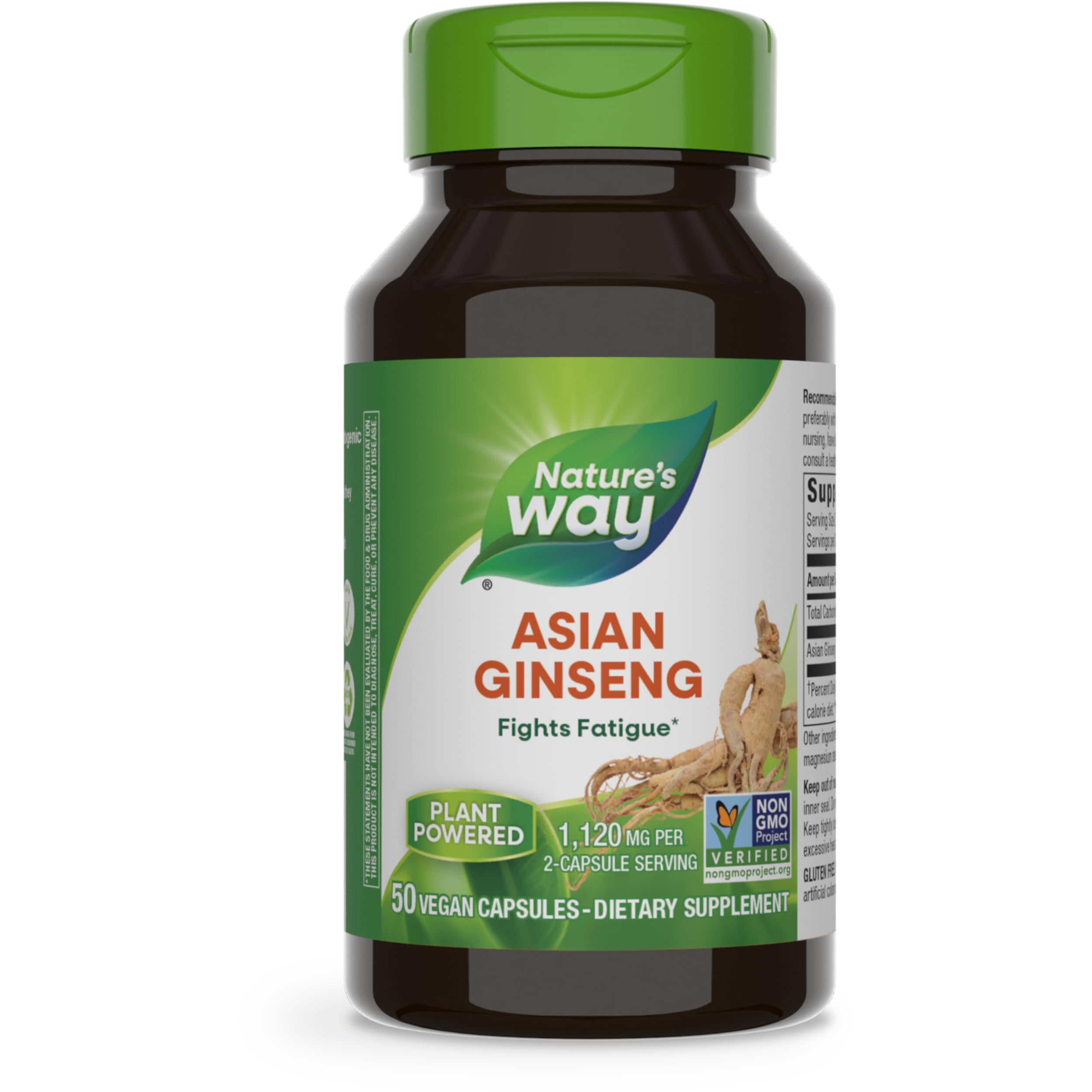 Foto 2 pulgar | Suplemento Nature's Way Con Ginseng Asiático  50 Cápsulas - Venta Internacional.