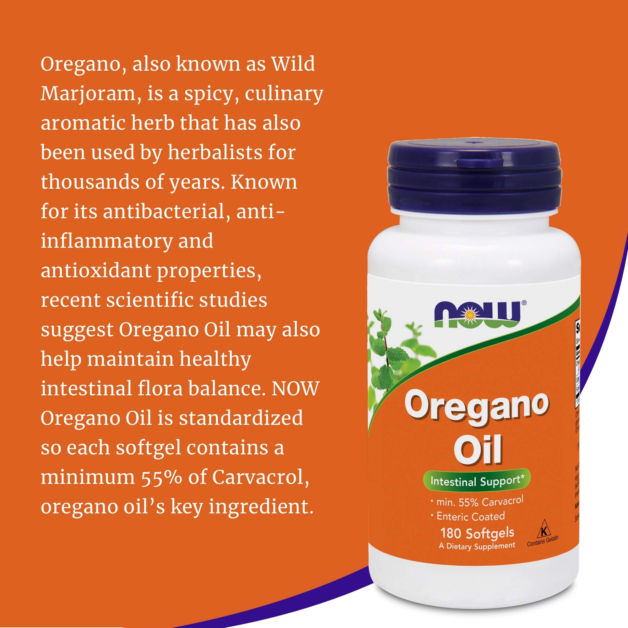 Foto 4 | Aceite De Orégano Supplement Now Foods 181 Mg 180 Cápsulas Blandas - Venta Internacional.