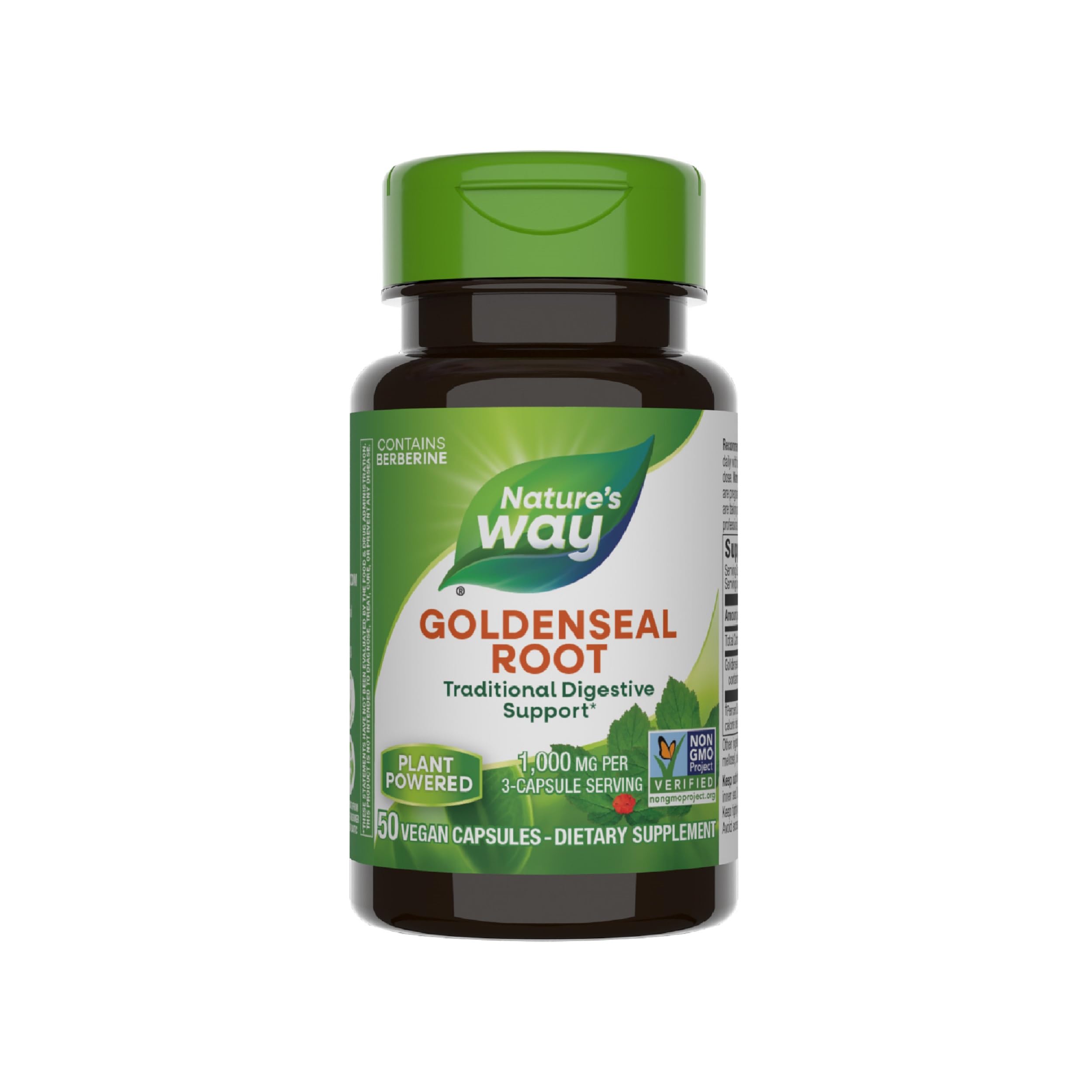 Foto 2 pulgar | Suplemento Nature's Way Goldenseal Root 50 Cápsulas - Venta Internacional.