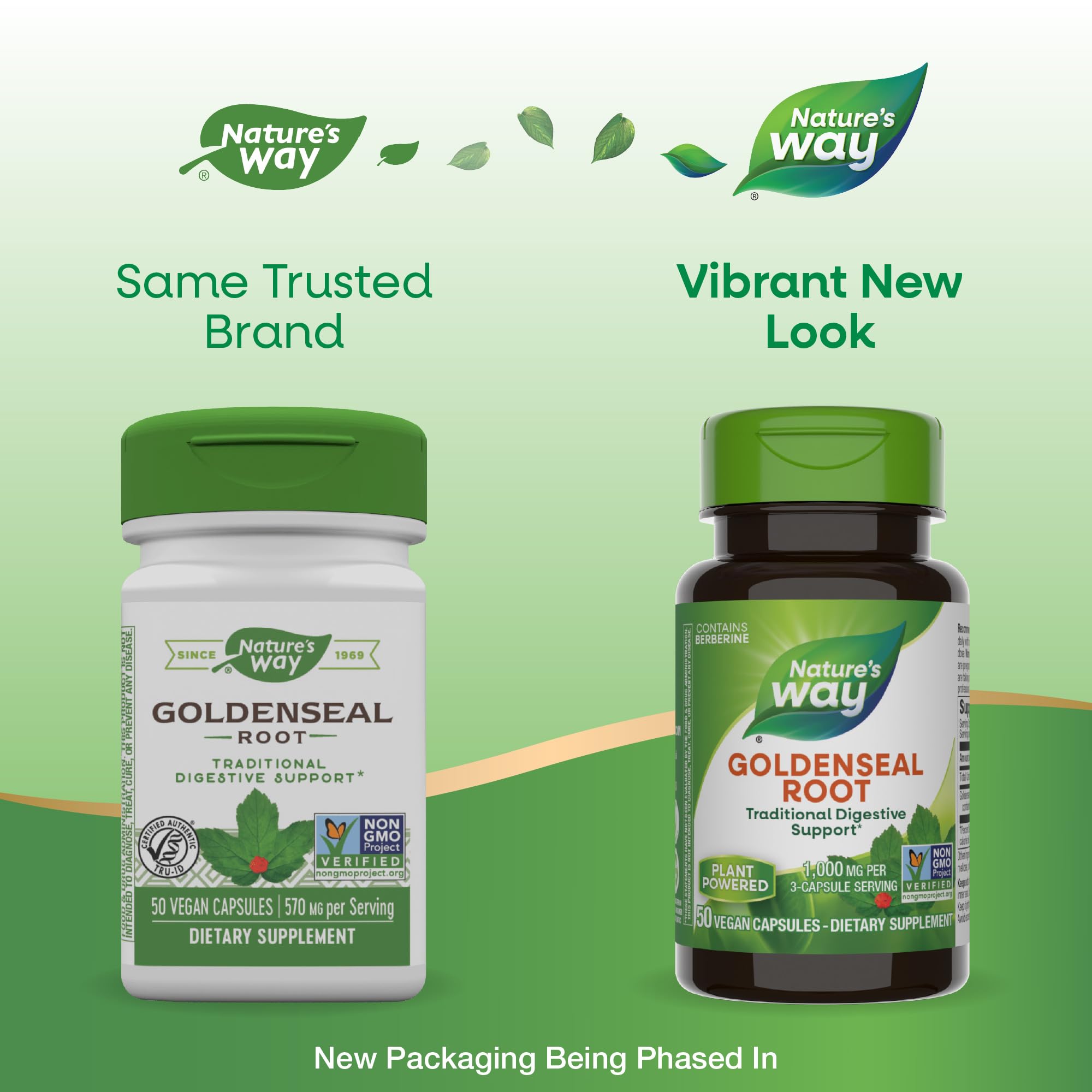 Foto 3 pulgar | Suplemento Nature's Way Goldenseal Root 50 Cápsulas - Venta Internacional.